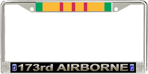 173rd Airborne Brigade Vietnam Veteran License Plate Frame