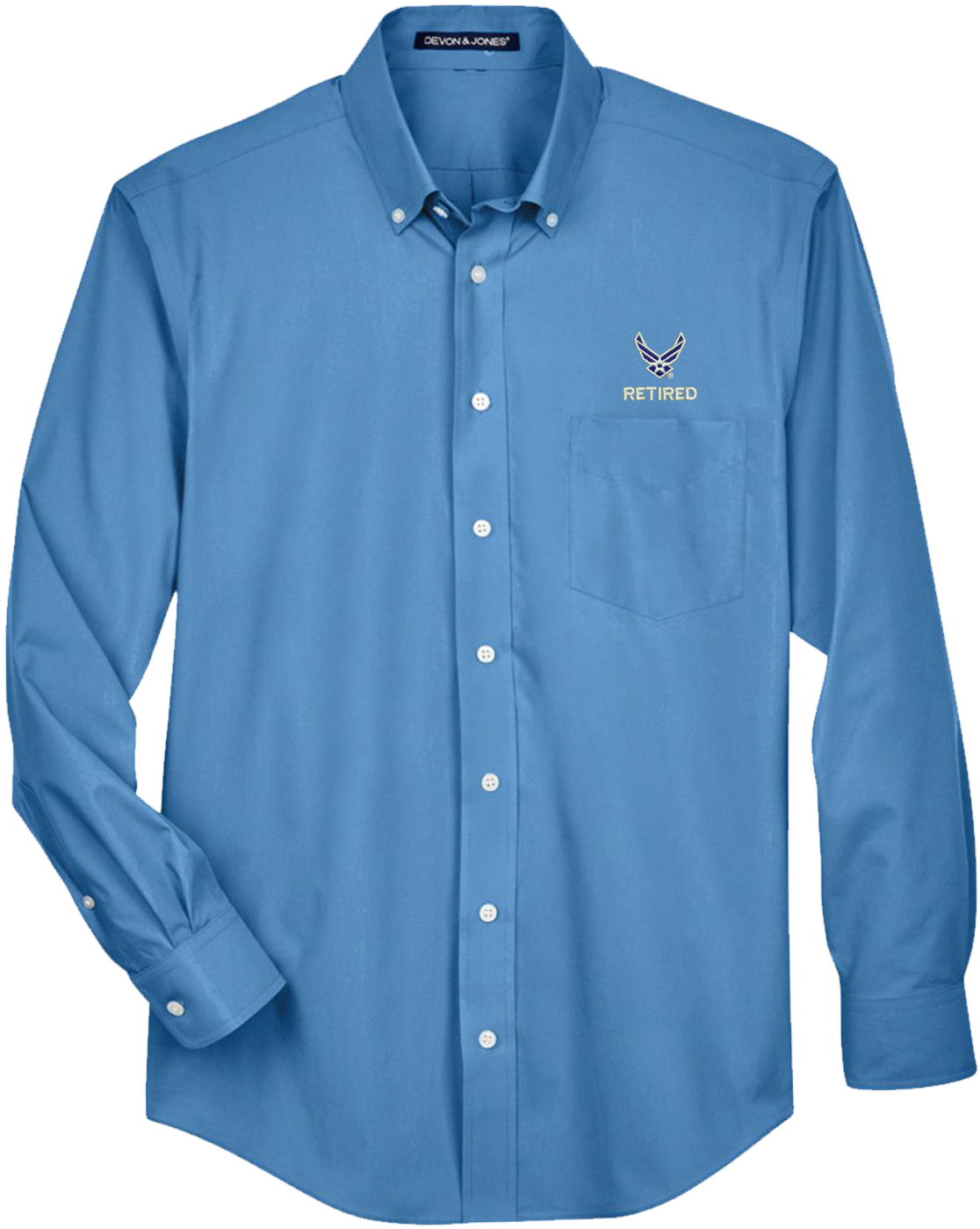 u-s-air-force-hap-wings-retired-embroidered-dress-shirt-56 u-s-air-force-hap-wings-retired-embroidered-dress-shirt-56