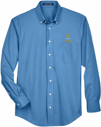 us-army-retired-embroidered-dress-shirt-mb001a-40 us-army-retired-embroidered-dress-shirt-mb001a-40